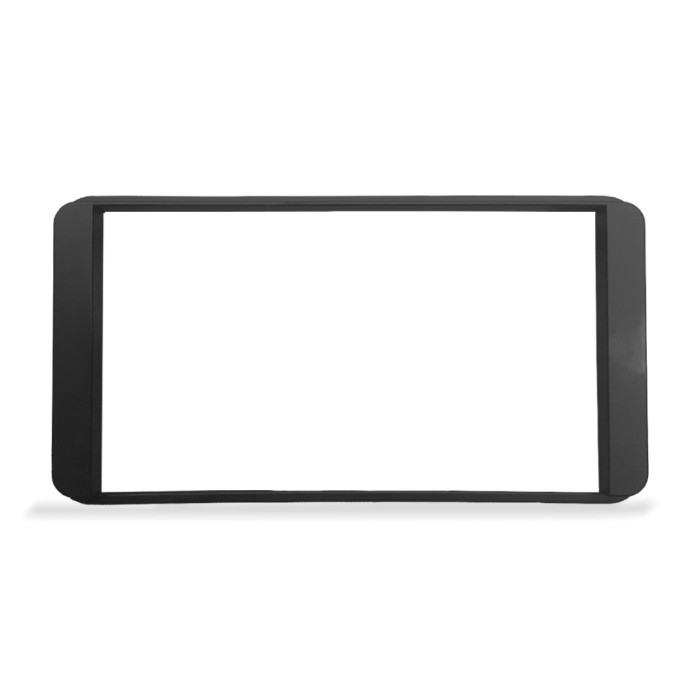 Moldura do Painel 7 Polegadas Corolla Hilux Prado 2001 a 2011 Preto